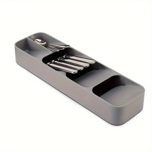 1pc Multifunctional Utensil Tray - Knife & Fork Divider Organizer for